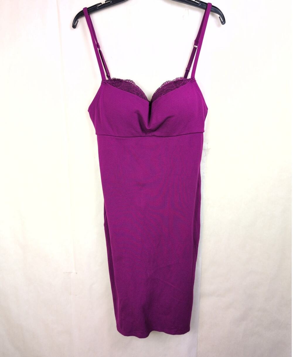 Victoria's Secret Miraculous Bra Top purple dress Size 36C Coquette Bodycon Y2K